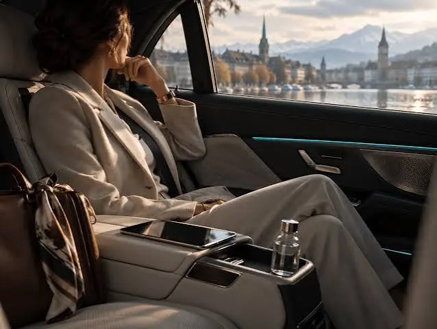 Safe and comfortable VIP airport transfer Zurich with a licensed chauffeur