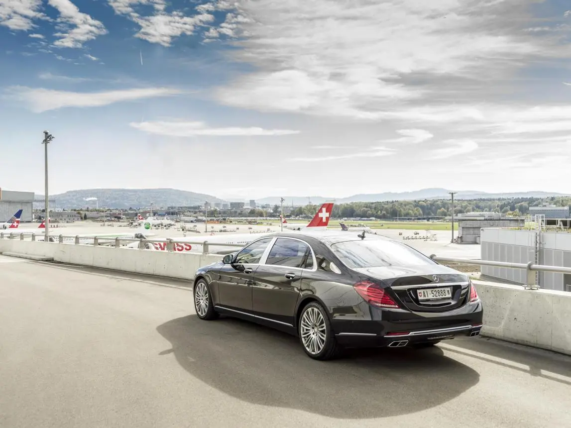 Zurich airport limousine service destinations including Zurich city, Lake Zurich and Lucerne