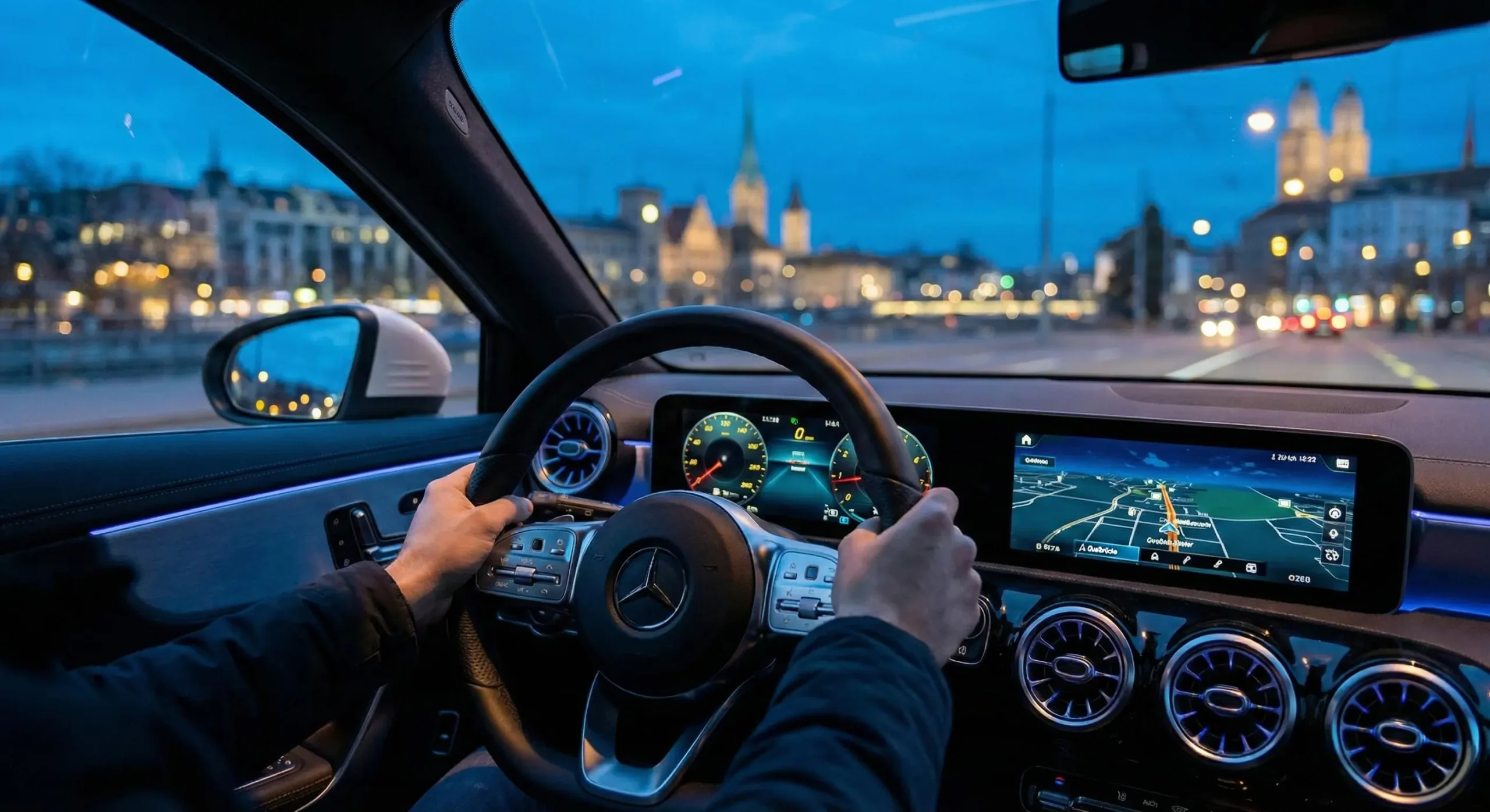 Zurich airport limousine service prices and rates shown before the journey